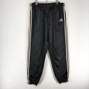 Adidas Black & White Striped Track Pant Mens‎ Size XL